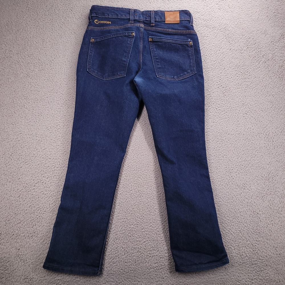 ORIGIN Jeans Mens Size 30x28 Legit Fit Straight Leg Medium Wash Stretch Denim
